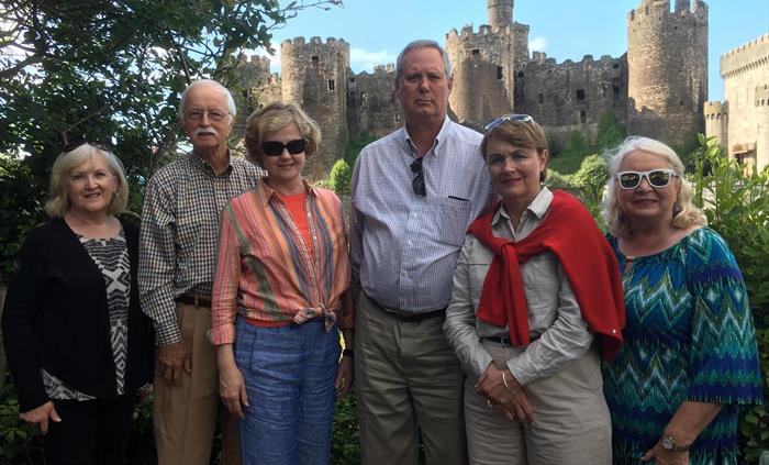 On tour with Boutique Tours at Castell Conwy
